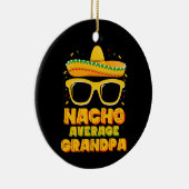 Nacho Gemiddelde grootpa Cinco de Mayo Familie Keramisch Ornament (Rechts)