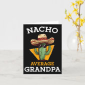 Nacho gemiddelde grootvader grappige Mexicaanse pa Kaart (Gele Bloem)