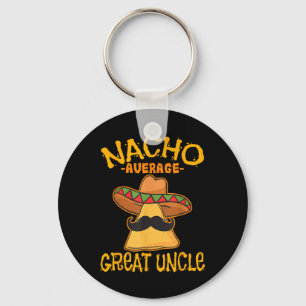Nacho Gemiddelde Grote Oom Oom Cinco de May Sleutelhanger