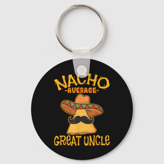 Nacho Gemiddelde Grote Oom Oom Cinco de May Sleutelhanger (Voorkant)
