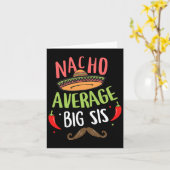 Nacho Gemiddelde Grote Zis Mexicaanse snor Cinco d Kaart (Gele Bloem)