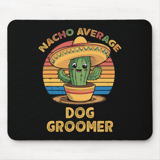 Nacho Gemiddelde Hond Trimmer Mexicaanse Cinco De Muismat (Voorkant)
