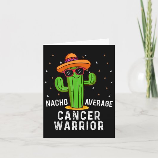 Nacho Gemiddelde Kankerstrijder Cinco de Mayo Fies Kaart (Voorkant)