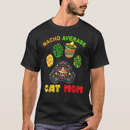 Nacho Gemiddelde kat mama Happy Cinco de Mayo Pet T-shirt (Voorkant)