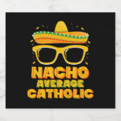 Nacho Gemiddelde Katholieke Kerk Cinco De Mayo Bier Etiket (Enkel label)