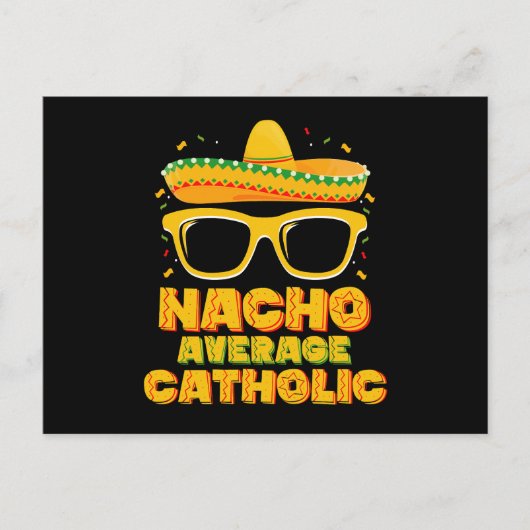 Nacho Gemiddelde Katholieke Kerk Cinco De Mayo Briefkaart (Voorkant)