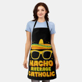 Nacho Gemiddelde Katholieke Kerk Cinco De Mayo Schort (Gedragen)