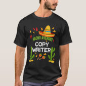 Nacho gemiddelde kopie schrijver Cinco De Mayo T-shirt (Voorkant)