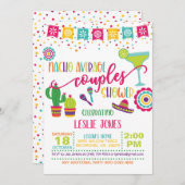 Nacho gemiddelde koppel Shower Uitnodiging - WH (Voorkant / Achterkant)