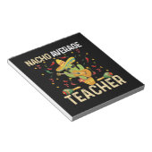 Nacho Gemiddelde Leraar Cinco De Mayo Mexicaans Fe Notitieblok (Schuin)