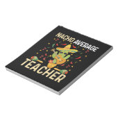 Nacho Gemiddelde leraar Cinco de Mayo Mexican Fies Notitieblok (Linkerzijde)