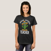 Nacho Gemiddelde Leraar Grappige Cactus Sombrero L T-shirt (Voorkant volledig)