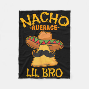 Nacho Gemiddelde Lil Bro Cinco De Mayo Mexicaanse Fleece Deken