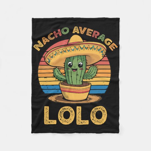 Nacho Gemiddelde Lolo Matching Mexicaanse Cinco de Fleece Deken (Voorkant)