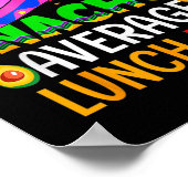 Nacho Gemiddelde Lunch Lady Cinco De Mayo Fiesta M Poster (Hoek)