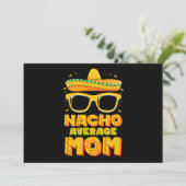 Nacho Gemiddelde Mam Cinco De Mayo Bijpassende Fam Kaart (Staand voorkant)