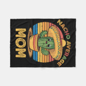 Nacho Gemiddelde Mama Matching Mexicaanse Cinco de Fleece Deken (Voorkant (Horizontaal))