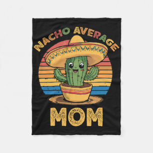 Nacho Gemiddelde Mama Matching Mexicaanse Cinco de Fleece Deken