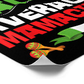 Nacho Gemiddelde Mamacita Funny Cinco De Mayo Mexi Poster (Hoek)
