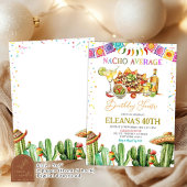 Nacho Gemiddelde Margaritas Adult Verjaardag Fiest Kaart