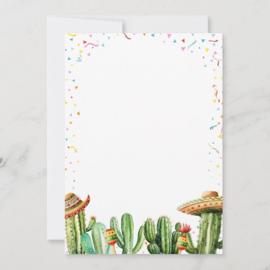 Nacho Gemiddelde Margaritas Bloemen Paar Douche Kaart (Achterkant)