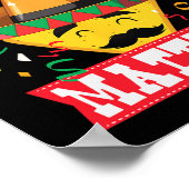 Nacho Gemiddelde Matthew Funny Cinco de Mayo Matth Poster (Hoek)