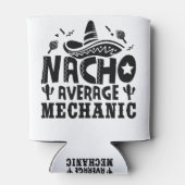 Nacho Gemiddelde Mechanische Funny Auto Repairman  Blikjeskoeler (Achterkant)