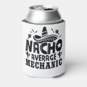 Nacho Gemiddelde Mechanische Funny Auto Repairman  Blikjeskoeler (Blikje Achterkant)