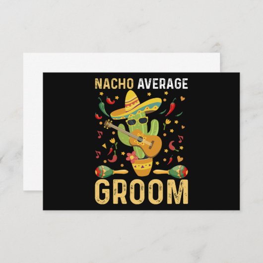 Nacho Gemiddelde Mexicaanse gepensioneerde Cinco d Bedankkaart (Voorkant / Achterkant)