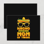 Nacho Gemiddelde moeder van tweeling Mexicaans Cin Briefkaart (Voorkant / Achterkant)