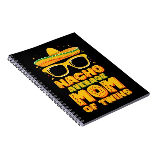 Nacho Gemiddelde moeder van tweeling Mexicaans Cin Notitieboek (Rechterzijde)