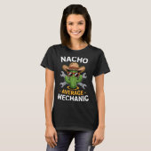 Nacho gemiddelde monteur grappige cactus auto graf t-shirt (Voorkant volledig)