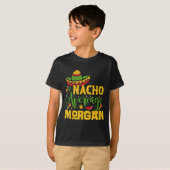 Nacho Gemiddelde Morgan Aangepaste Naam Cinco de M T-shirt (Voorkant volledig)