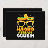 Nacho Gemiddelde Neef Familie Cinco De Mayo Kaart (Voorkant / Achterkant)
