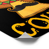 Nacho Gemiddelde neef Mexicaan Dish Cuz Cinco de M Poster (Hoek)