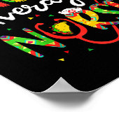 Nacho Gemiddelde Nurse Cinco de Mayo Fiesta Poster (Hoek)