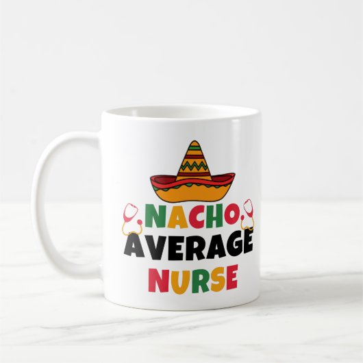 Nacho Gemiddelde Nurse Funny Cinco de Mayo Koffiemok (Links)