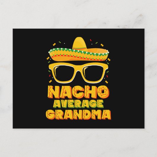 Nacho Gemiddelde Oma Cinco De Mayo Familie Briefkaart (Voorkant)