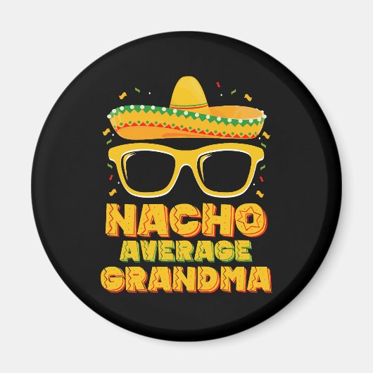 Nacho Gemiddelde Oma Cinco De Mayo Familie Magneet (Voorkant)