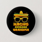 Nacho Gemiddelde Oma Cinco De Mayo Familie Ronde Button 5,7 Cm (Voorkant)