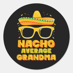 Nacho Gemiddelde Oma Cinco De Mayo Familie Ronde Sticker