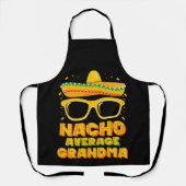 Nacho Gemiddelde Oma Cinco De Mayo Familie Schort (Voorkant)