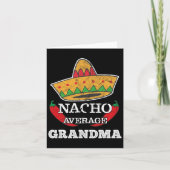Nacho Gemiddelde Oma Grappig Cinco De Mayo T-shirt Kaart (Voorkant)