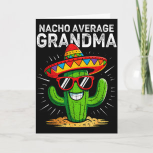 Nacho gemiddelde oma grappige cinco de mayo Mexica Kaart