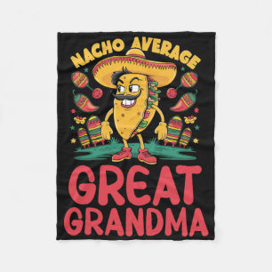 Nacho Gemiddelde Oma Mexicaanse Matching Cinco Fleece Deken