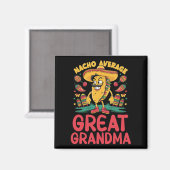 Nacho Gemiddelde Oma Mexicaanse Matching Cinco Magneet (Voorkant / Achterkant)