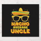 Nacho Gemiddelde Oom Cinco De Mayo Bijpassende Fam Bier Etiket (Enkel label)