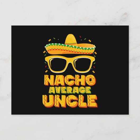 Nacho Gemiddelde Oom Cinco De Mayo Bijpassende Fam Briefkaart (Voorkant)