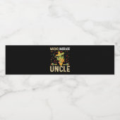 Nacho Gemiddelde oom Cinco De Mayo Mexican Sombrer Waterfles Etiket (Enkel label)