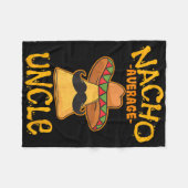 Nacho Gemiddelde Oom Cinco De Mayo Sombrero Mexica Fleece Deken (Voorkant (Horizontaal))